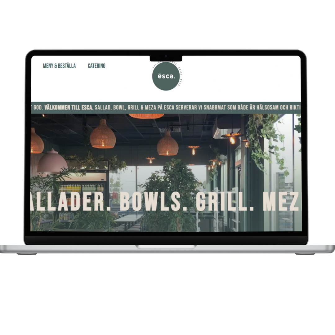 Portfolio projekt — webbdesign